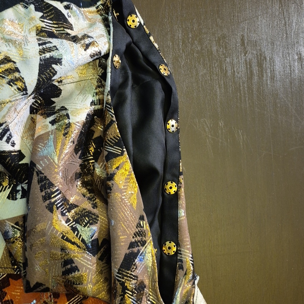 Louis Vuitton Silk Cocktail Dress Sz.38.(sz.6). Cashmere Straps. - Picture 17 of 17